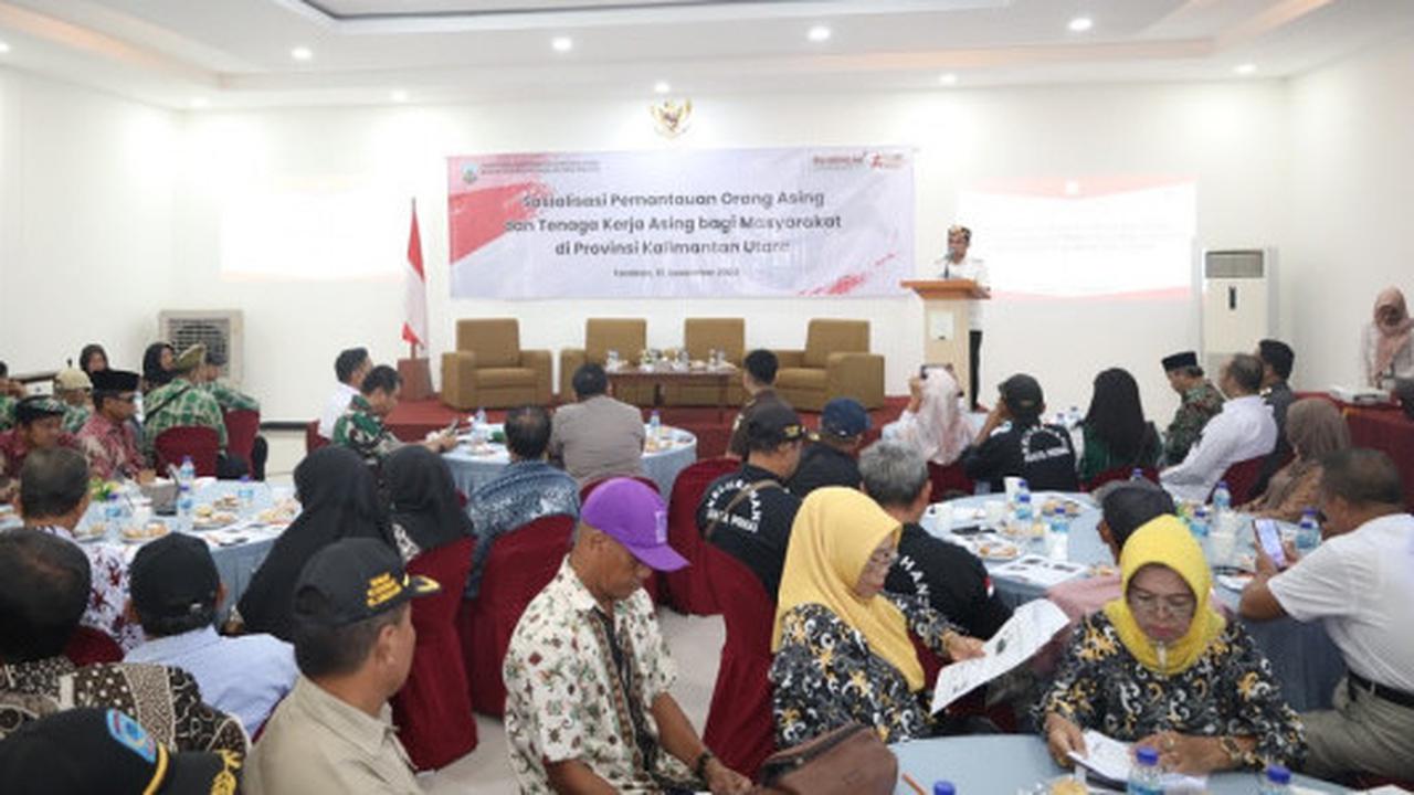 Pj Wali Kota Tarakan Buka Sosialisasi Pengawasan dan Pemantauan Orang Asing