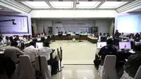 KPU pusat  menambah masa rekapitulasi nasional Pemilu Legislatif 2014 hingga 9 Mei mendatang, (6/5/2014).  (Liputan6.com/Faizal Fanani)