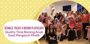 VEMALE.COM - Hai Moms, 
Musim mudik telah tiba. Jangan pusing kalo pengasuh anak sedang pulang kampung. Simak keseruan Vemale Talks x Buumi Playscape yang bagi tips seru habiskan quality time bareng anak di sela libur Lebaran.



Produced by vem...
