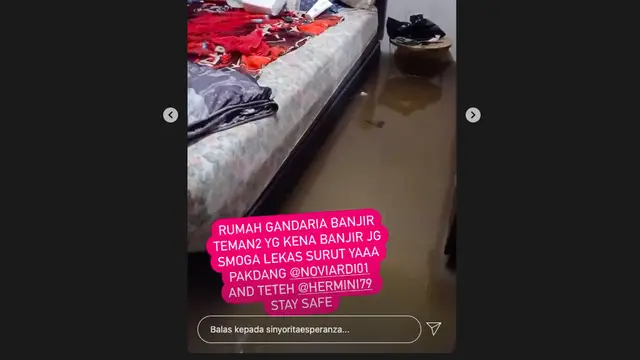 Langganan Banjir, Kediaman Sinyorita di Gandaria Kembali Terendam Banjir