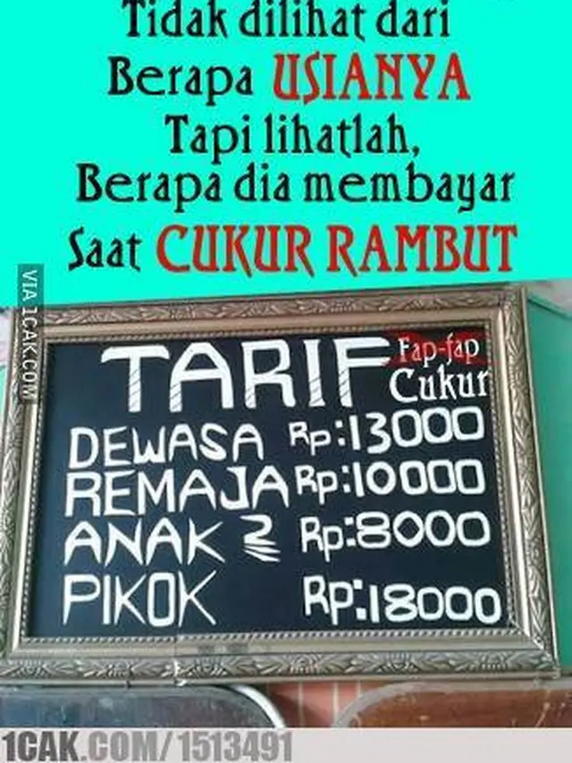 6 Tarif Potong Rambut Ini Bikin Geleng Kepala