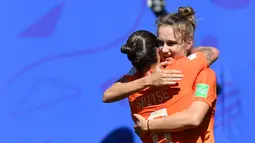 Vivianne Miedema. Striker Timnas Belanda ini adalah pencetak gol terbanyak sepanjang masa usai berakhirnya gelaran Piala Dunia Wanita 2019 dengan 60 gol. Saat ini bermain untuk Arsenal di FA Women's Super League. (AFP/Denis Charlet)