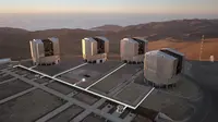 Very Large Telescope milik European Southern Observatory. (ESO)