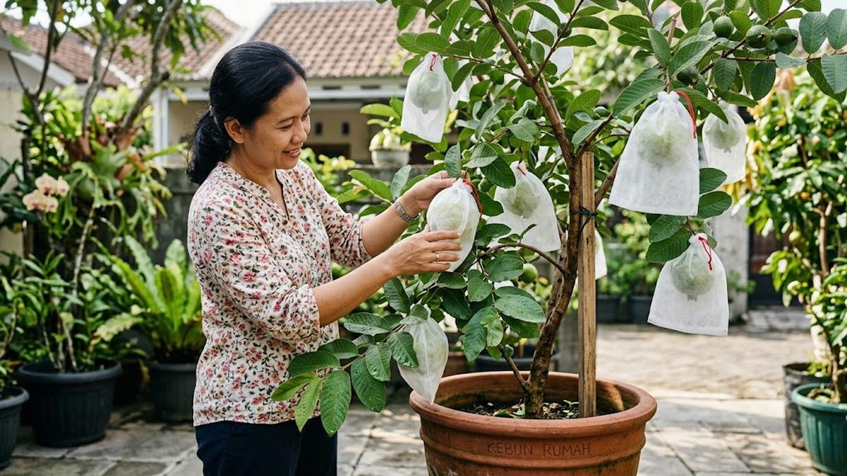 7 Jenis Pupuk untuk Jambu Kristal di Pot agar Rajin Berbunga dan Berbuah