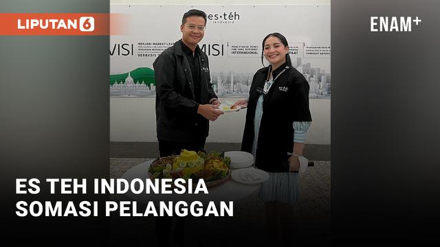 Es Teh Indonesia Somasi Pelanggan Viral, Warganet Serbu Nagita Slavina