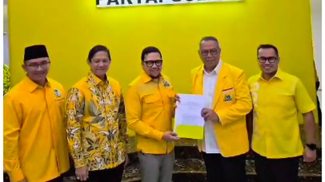 Partai Golkar resmi mengusung Benyamin Davnie dan Pilar Saga Ichsan sebagai pasangan calon Wali Kota dan Wakil Wali Kota Tangerang Selatan dalam Pilkada 2024. (Istimewa)