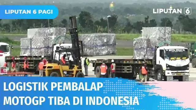 VIDEO: 800 Ton Logistik Pembalap MotoGP Tiba, Pengaspalan Ulang Sirkuit Mandalika Selesai