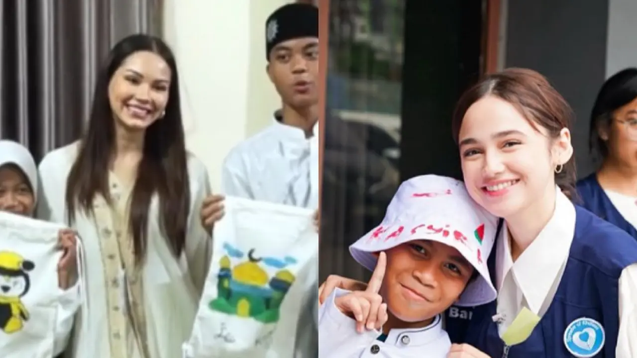 Syifa Hadju dan Alyssa Daguise Sama-Sama Rayakan Ulang Tahun di Panti Asuhan