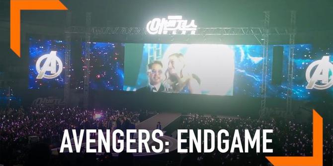 VIDEO: Bak Konser, Jumpa Fan Avengers Endgame di Seoul