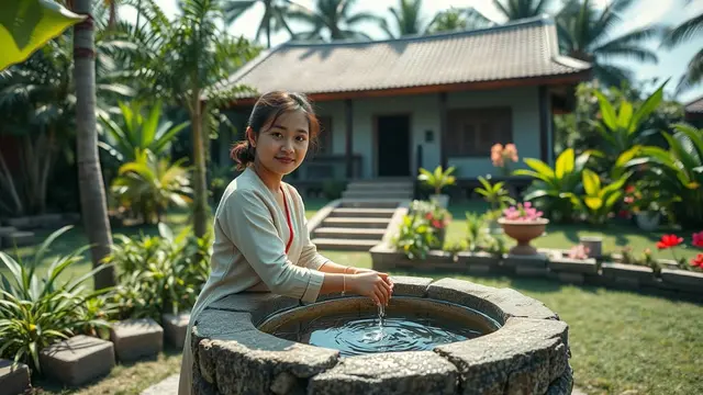 mimpi mandi di sumur