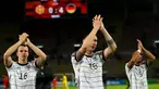 Timnas Jerman menjadi tim pertama selain tuan rumah Qatar yang memastikan lolos ke Putaran Final Piala Dunia 2022. Hasil itu didapat usai Tim Panser menang telak 4-0 atas tuan rumah Makedonia Utara dalam laga Kualifikasi Zona Eropa Grup J, Minggu (11/10/2021). (AFP/Nikolay Doychinov)