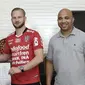 Penyerang asal Belanda, Melvin Platje, resmi berseragam Bali United dan akan mulai berkiprah di Liga 1 2018 pada putaran kedua. (Dok. Bali United)