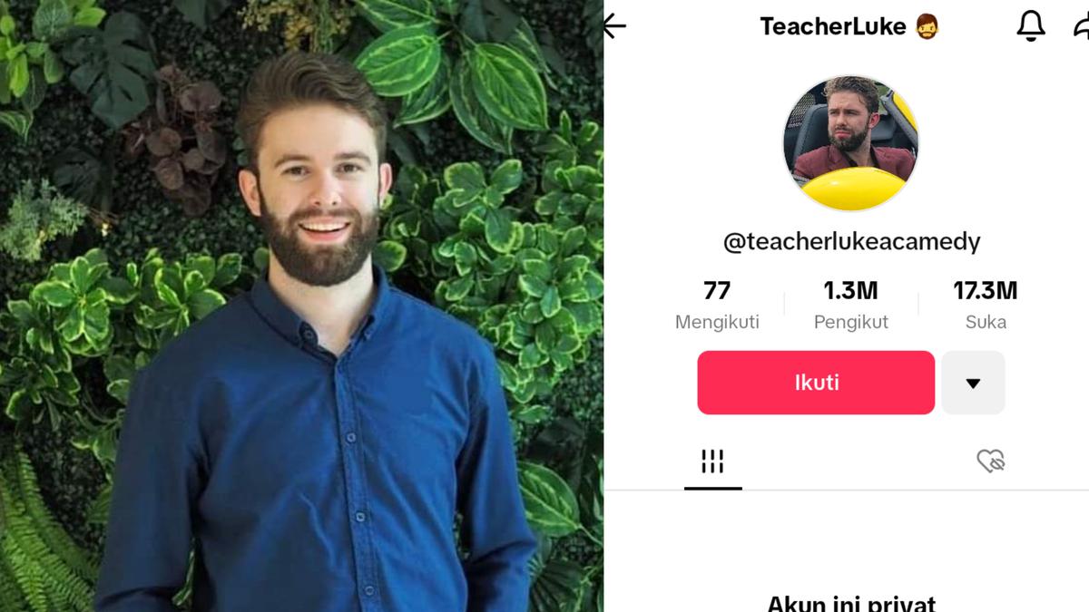 Luke Rockwell Guru Bahasa Inggris Bintang Tiktok Ditangkap Dituding
