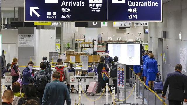 FOTO: Jepang Konfirmasi Kasus Pertama COVID-19 Varian Omicron