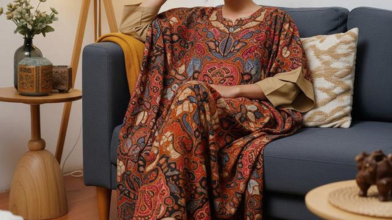 7 Model Daster Batik Kombinasi Polos, Pilihan Tepat untuk Santai di Rumah