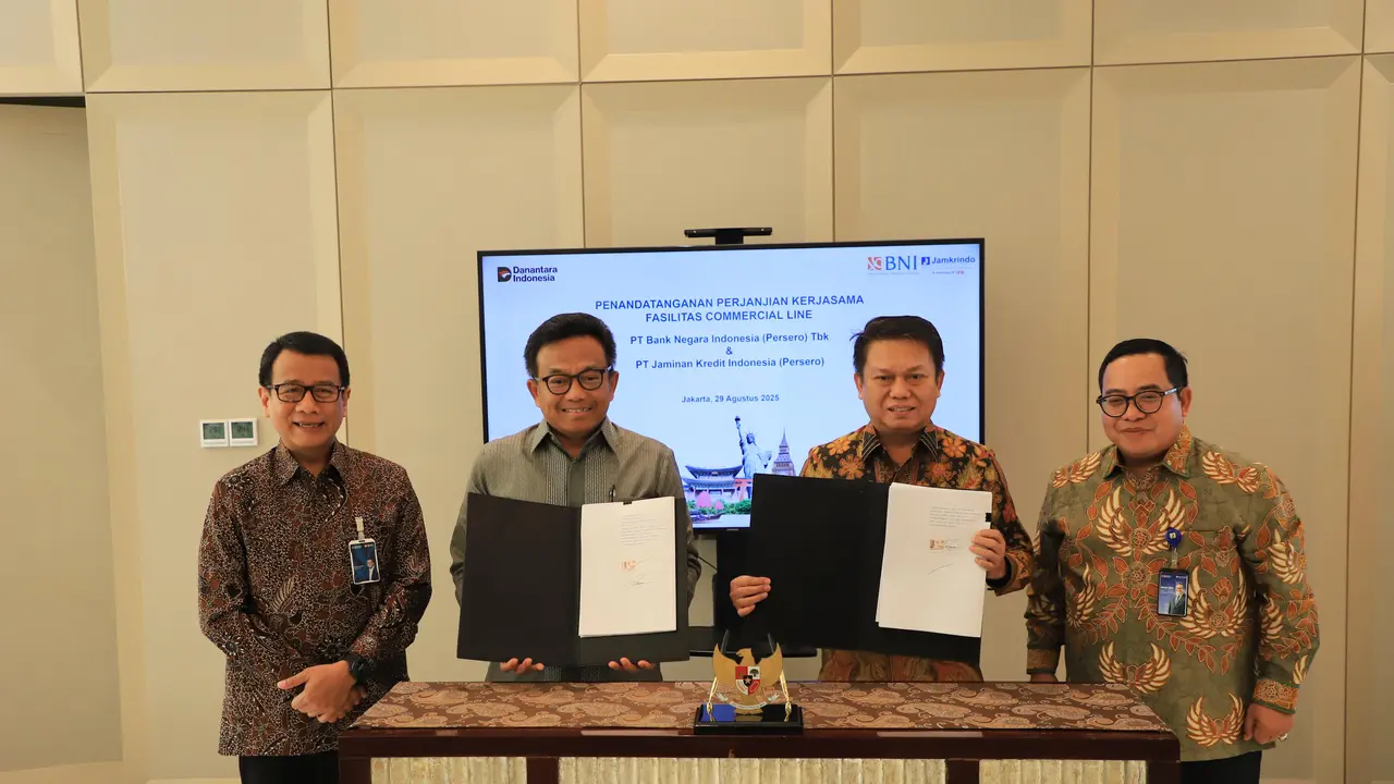 Jamkrindo bekerja sama dengan BNI terkait Standby Letter of Credit Maksimum Rp 5 triliun. (Dok Jamkrindo)