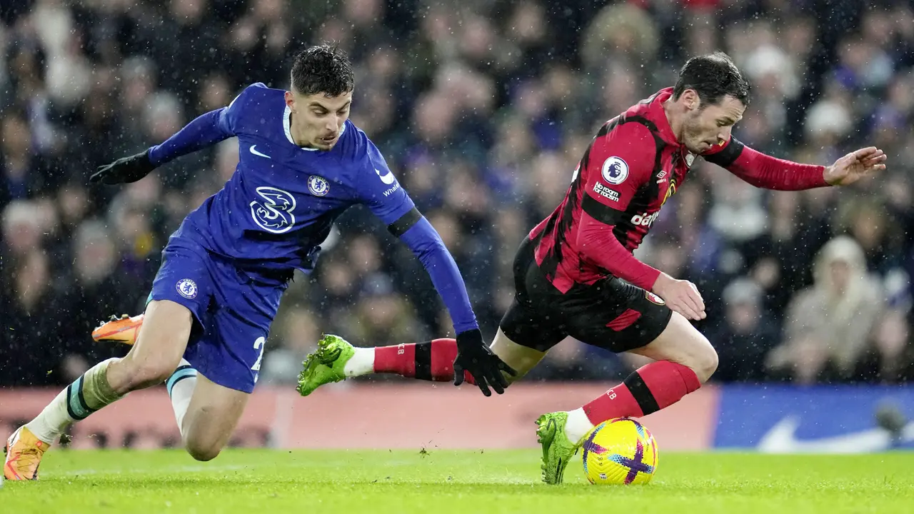 Foto: Chelsea Menang 2 Gol Tanpa Balas Atas Bournemouth di Liga Inggris