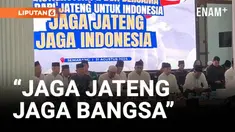 Doa bersama bertajuk Jaga Jateng, Jaga Bangsa digelar Minggu malam di Wisma Perdamaian, kawasan Tugu Muda, Kota Semarang.