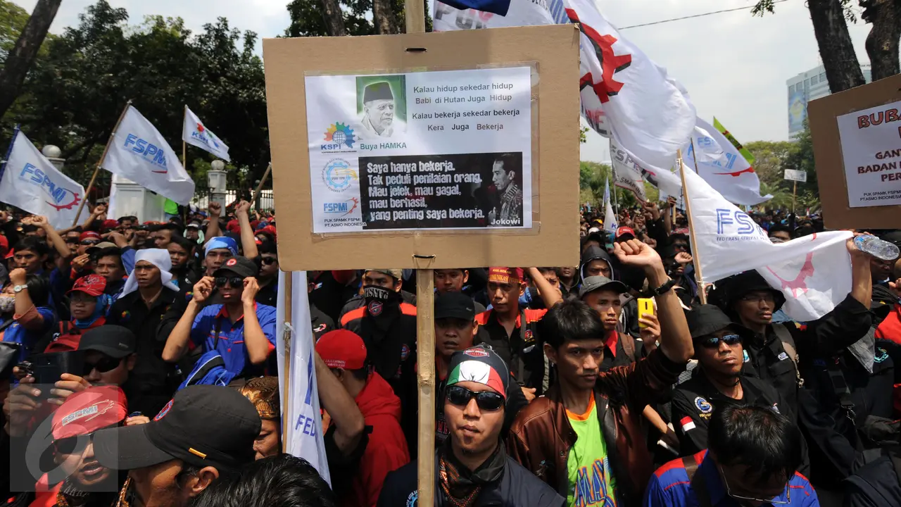 20150901-Ribuan Buruh Serbu Istana Negara-Jakarta