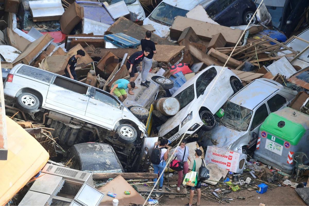 Banjir parah di Valencia