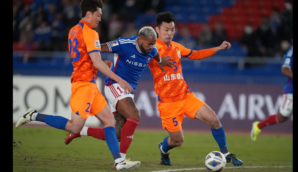 Tricolor, julukan Yokohama F. Marinos yang masih mengandalkan striker asal Brasil, Anderson Lopes di lini serang lalu mampu menyingkirkan Bangkok United dan Shandong Taishan di babak gugur untuk melaju ke semifinal. (J.LEAGUE)