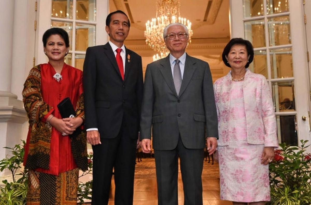 Jokowi temui Presiden Singapura perkuat hubungan bilateral