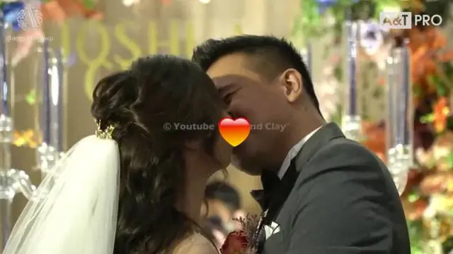 7 Momen Pemberkatan Nikah Joshua Seherman dan Clairine Clay yang Bikin Penonton Haru