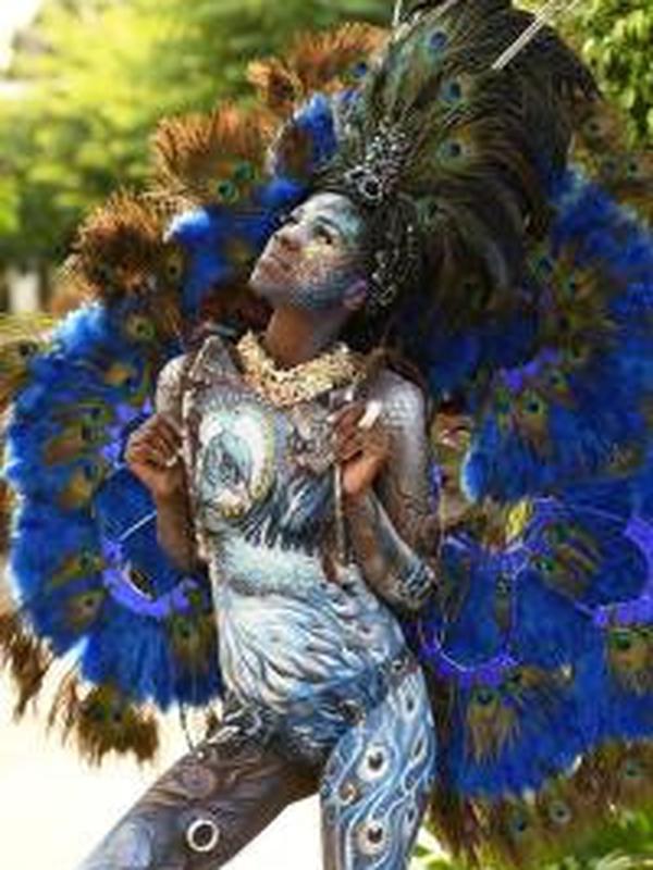 Festival Equatorial Guinea Bodypainting (Sumber: Allafrica)