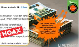 Cek fakta pendaftaran bantuan dana dari Australia sambut Natal dan Tahun Baru