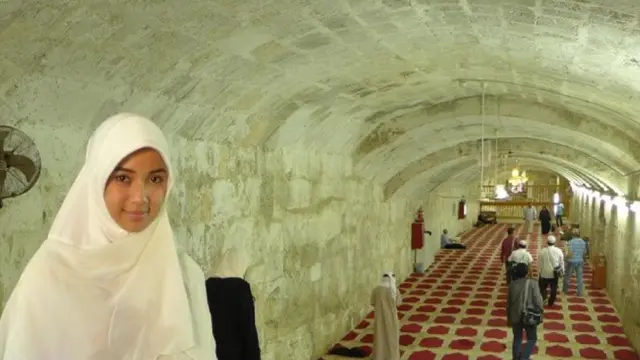 Chacha Frederica Pernah Rasakan Pengalaman Salat di Tengah Mencekamnya Suasana Palestina. (instagram.com/chafrederica)