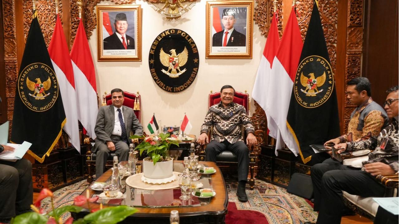 Menko Polkam Djamari Terima Dubes Yordania, Bahas Hankam Hingga Palestina
