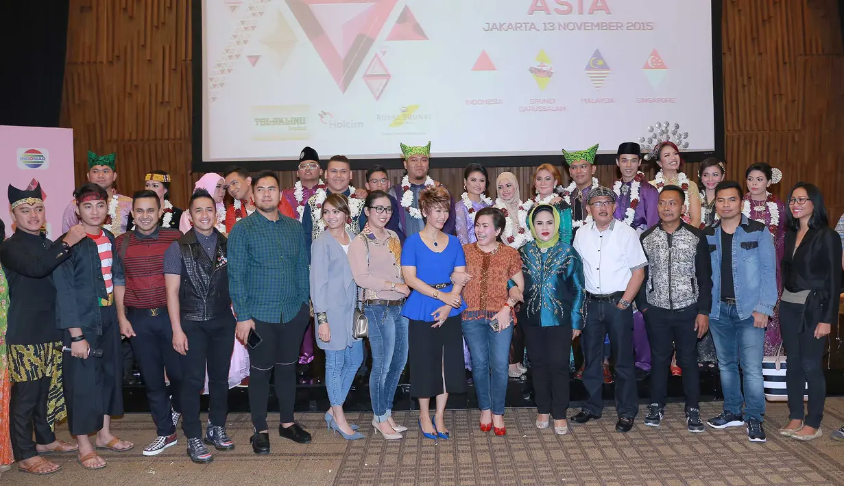 Sebagai tuan rumah, Indonesia mengutus lima penyanyi dangdut hasil dari ajang pencarian bakat yang digelar Indosiar. Mereka adalah Lesti, Aty, Evi, Danang, Irwan yang siap mengangkat musik dangdut ke kancah Asia. (Galih W. Satria/Bintang.com)