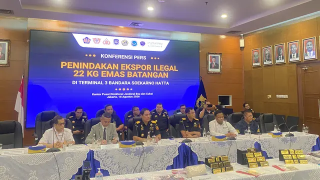 22 Kilogram emas gagal diselundupkan.