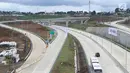 Kondisi jalan tol Ciawi-Sukabumi seksi I Ciawi-Cigombong, Kab Bogor, Jawa Barat, usai diresmikan, Sabtu (1/12). Ruas panjang tol Ciawi-Sukabumi Seksi I Ciawi-Cigombongsejauh 15,3 kilometer. (Liputan6.com/Helmi Fithriansyah)