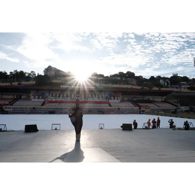 Anggun di Papua (Foto: Instagram/@anggun_cipta)