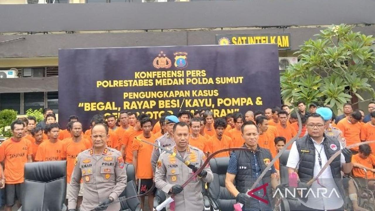 Fakta Mengejutkan! 147 Pelaku Kejahatan Ditangkap, Polrestabes Medan Minta Pemkot Tingkatkan Penerangan Jalan Medan