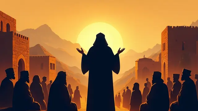 Mukjizat Nabi Ilyas (Foto: Reve Art AI)