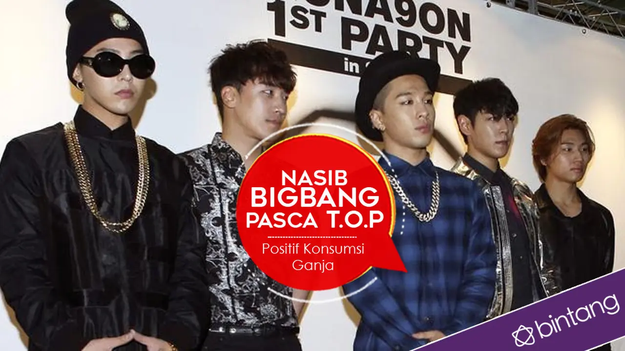 [Bintang] Nasib BigBang Pasca T.O.P Positif Konsumsi Ganja 