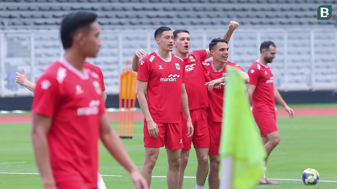 Foto: Suasana Santai Latihan Timnas Indonesia Jelang Bentrok dengan Bulgaria di final FIFA Series 2026