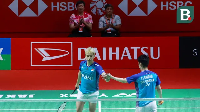 Foto: Dendam Tahun Lalu Tuntas, Marcus / Kevin Singkirkan Kang Min-hyuk / Seo Seung-jae di Babak 32 Besar Indonesia Masters 2023