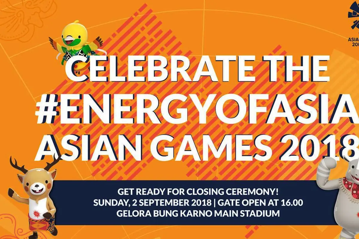 Penutupan Asian Games 2018