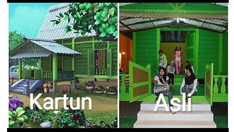 6 Penampakan Isi Rumah Upin Ipin di Dunia Nyata, Sederhana Penuh Kehangatan