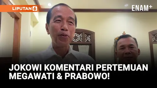VIDEO: Jokowi Sambut Positif Pertemuan Prabowo dan Megawati
