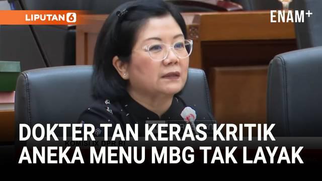 Ahli gizi masyarakat, Dokter Tan Shon Yet mengkritik program makan bergizi gratis (MBG) program Presiden Prabowo Subianto. Hal ini disampaikan saat rapat bersama Komisi IX DPR di Gedung Parlemen, Senayan, Jakarta pada Senin (22/9).