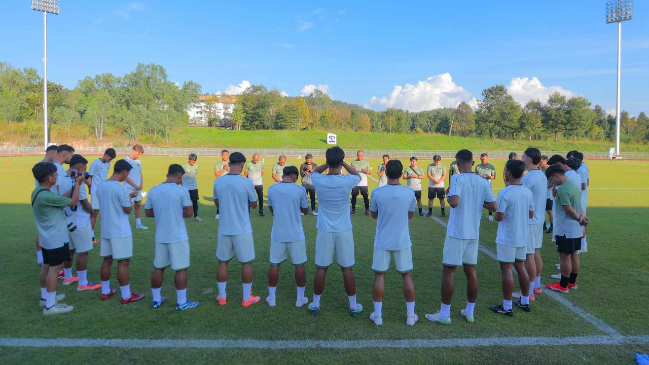 FOTO: Timnas Indonesia U-22 Matangkan Persiapan Jelang Laga Perdana SEA Games 2025