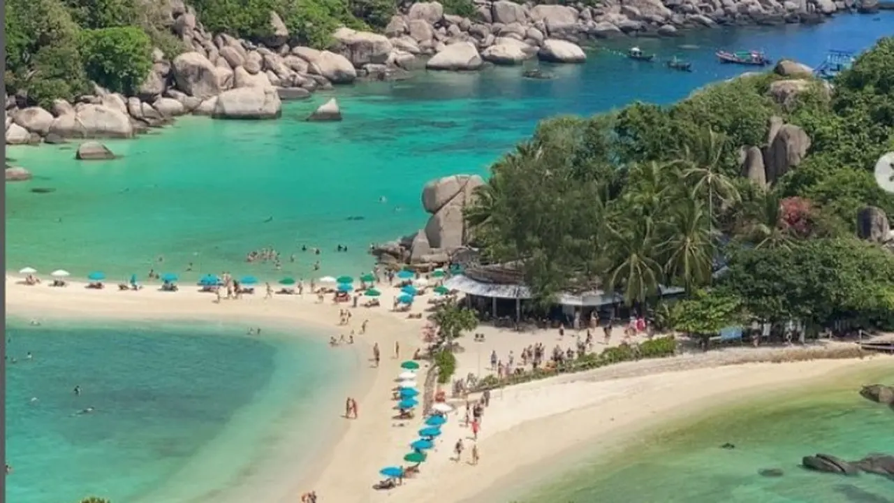 Pulau Koh Nang Yuan di Thailand