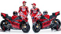 Duo Ducati Andrea Dovizioso serta Danilo Petrucci mengandalkan Desmosedici GP20 pada MotoGP 2020. (MotoGP)