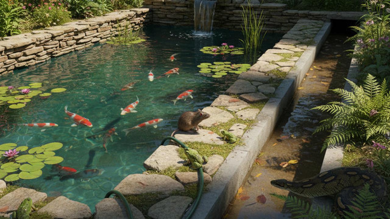 7 Desain Kolam Ikan yang Terlihat Aman Ini Justru Menarik Ular