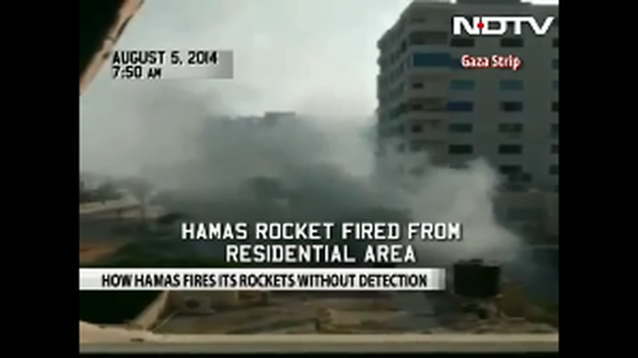Peluncuran roket Hamas