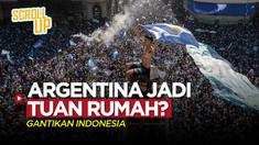 Berita video Scroll Up kali ini membahas Argentina yang dikabarkan menjadi salah satu negara yang berpeluang menggantikan Indonesia sebagai tuan rumah Piala Dunia U-20 2023.